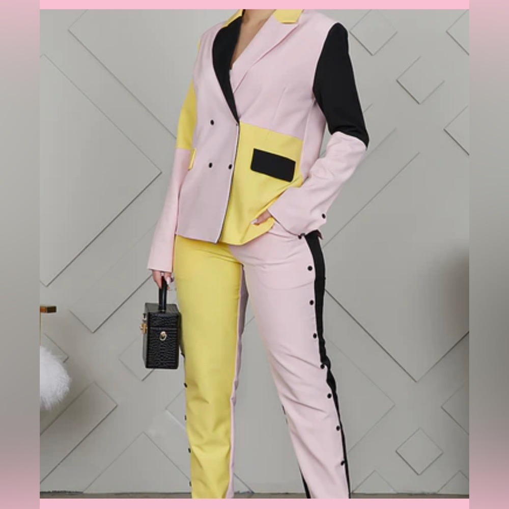 Lilly’s Kloset Color Block Suit